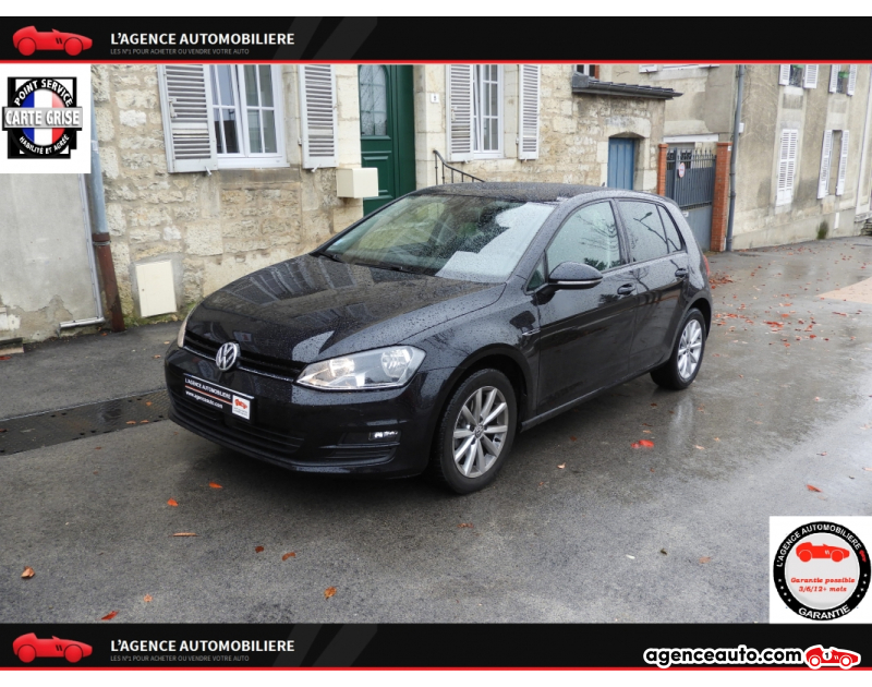 Achat voiture occasion, Auto occasion pas cher | Agence Auto Volkswagen Golf VII 5 Portes 1.6 TDI Blue Motion 16V S&S DSG7 105 cv Violet Année 2015 Automatique Diesel